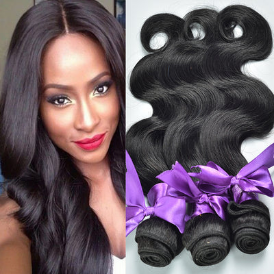 Extensiones de Cabello Humano Ondulado - Pack Bundle Cabello Natural Negro Azabache - Image 2
