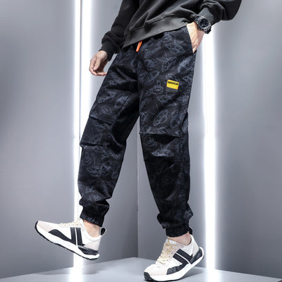 Pantalones Casuales Holgados Estilo Retro Ruffian para Hombre