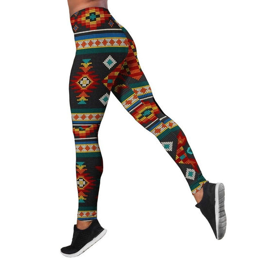 Pantalones Cintura Alta con Estampado Geométrico de Puntos - Image 12