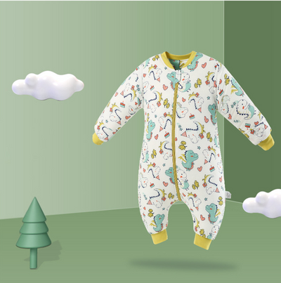 Saco de Dormir para Bebé con Patrón Cartoon y Perneras Separables - Image 12