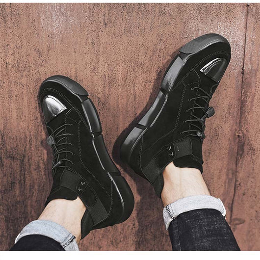 Zapatillas Deportivas Retro Británicas con Alzas Invisibles para Hombre - Image 19