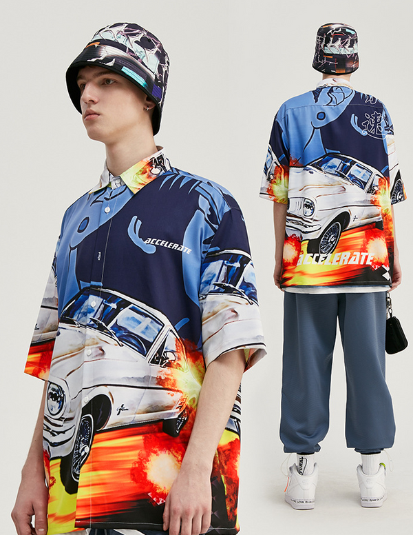 Camisa de Manga Corta Versátil