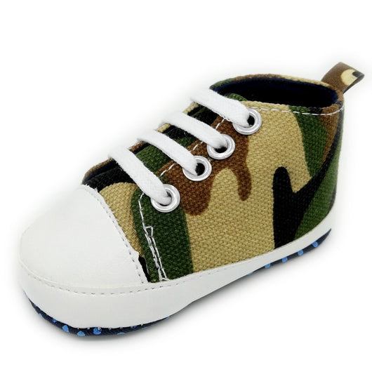 Zapatillas Coloridas de Lona para Bebé - Suela Suave y Flexible 0-12 Meses - Image 3