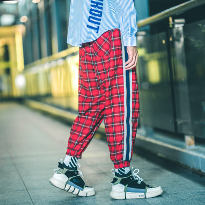 Pantalones Casuales a Cuadros - Image 16