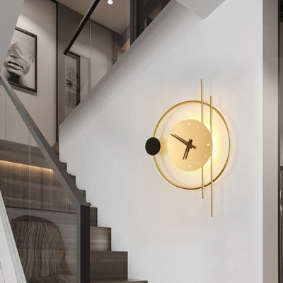 Lámpara Reloj de Pared Moderno con Función Horaria - Image 6