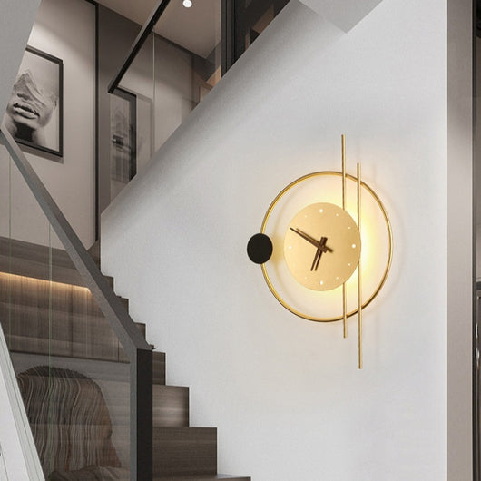 Lámpara Reloj de Pared Moderno con Función Horaria - Image 6
