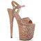 Tacones Altos Plataforma Impermeables con Brillo Espectacular