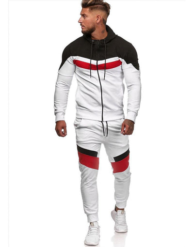 Sudadera Deportiva con Bloques de Color