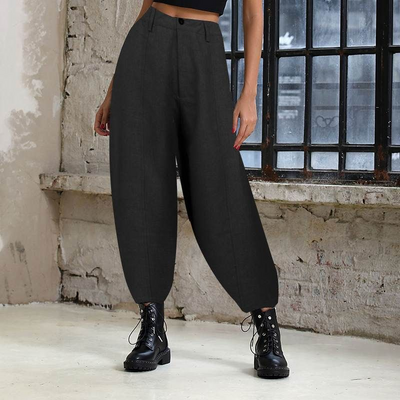 Pantalones Harem Casuales Otoño para Mujer - Corte Holgado y Cómodo - Image 17