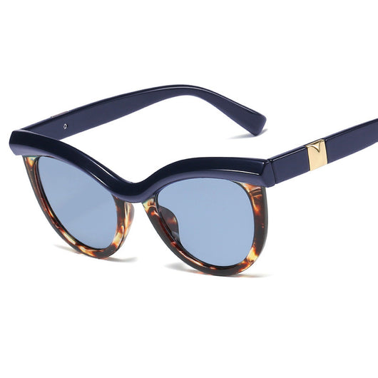 Gafas de Moda Cat Eye Media Montura - Image 4