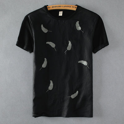 Camisa de Lino Manga Corta