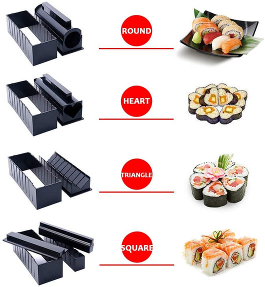 Kit Completo para Hacer Sushi en Casa - 5 Moldes Plásticos de Calidad - Image 6