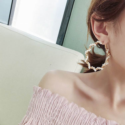 Aretes de Círculo Grande para Mujeres - Image 3