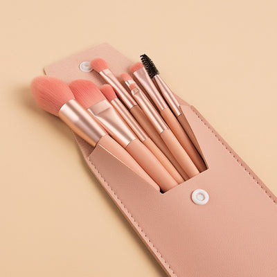 Set de 8 Brochas de Maquillaje Portátil para Viajes - Image 3