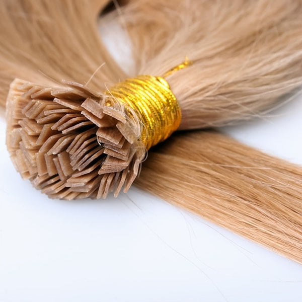 Extensiones de Cabello Real con Mechas Nano y Color Profesional