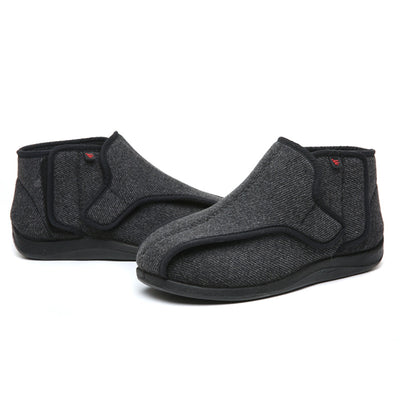 Zapatos Tweed a Rayas con Cierre de Velcro Ajustable - Image 3