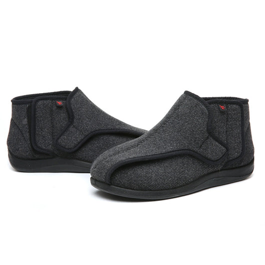 Zapatos Tweed a Rayas con Cierre de Velcro Ajustable - Image 3