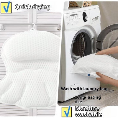 Almohada de Baño 4D Lavable - Cojín de Espuma para Bañera - Image 3