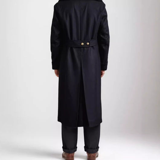 Abrigo Largo de Lana Premium Hasta la Rodilla para Hombre - Image 3