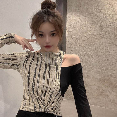 Blusa de Manga Larga con Efecto Dos Piezas - Image 9