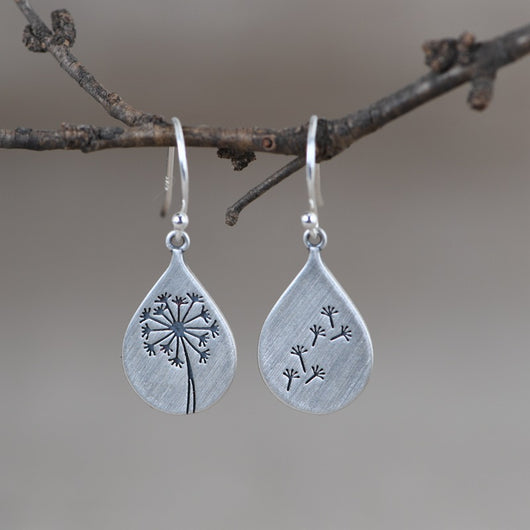 Aretes de Plata S925 Retro Literarios Minimalistas para Mujer - Image 7