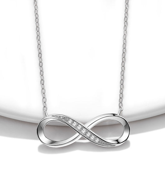Collar de Plata Esterlina para Mujer con Diseño de 8 Caracteres - Image 12