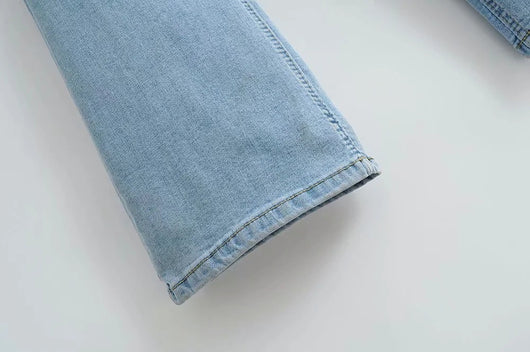 Jeans Retro Slim Micro Acampanados para Mujer - Estilo Europeo y Americano - Image 26