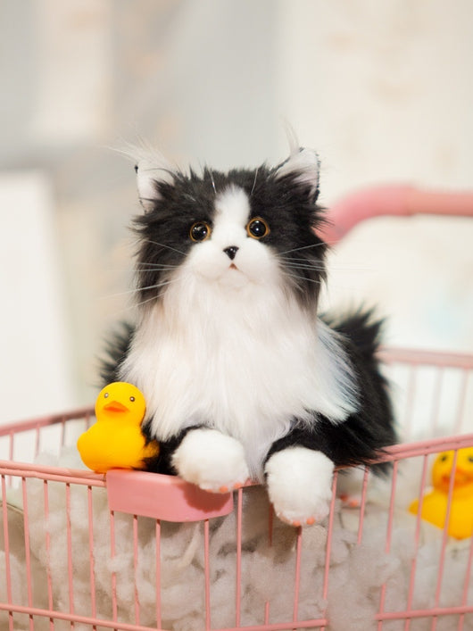 Gato de Peluche Realista - Juguete Suave para Niñas, Regalo Perfecto - Image 11