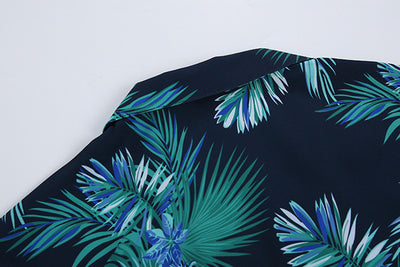 Camisa Floral Hawaiana Manga Corta Estilo Coreano Tendencia Ins - Image 22