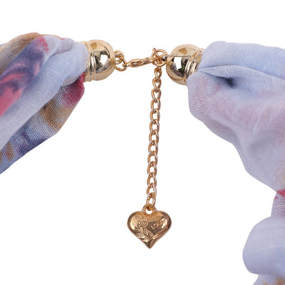 Collar Bufanda Étnico Corazón de Durazno para Mujer - Image 10