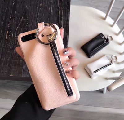 Funda iPhone con Bolsa de Cuero y Llavero Compatible - Image 22
