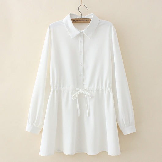 Camisa Slim Fit de Manga Larga con Cintura Marcada - Image 5