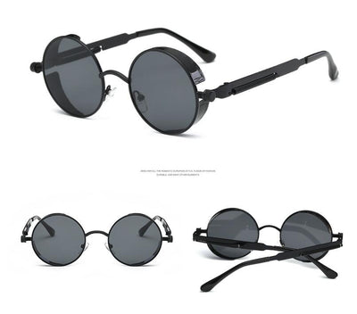 Gafas de Sol Redondas Metálicas