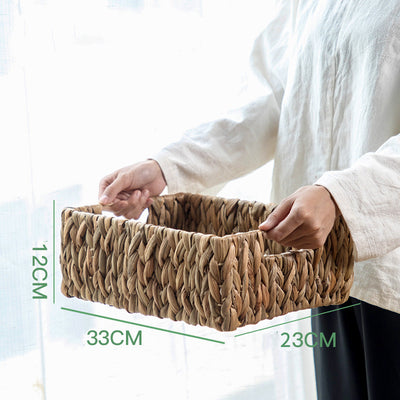 Cesta de Almacenamiento Tejida Estilo Japonés - Organizador de Paja Natural - Image 4