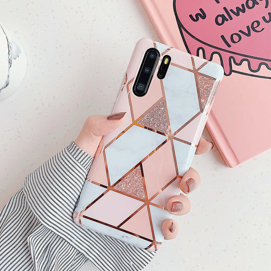 Funda de Mármol Electrochapado para Celular - Image 18