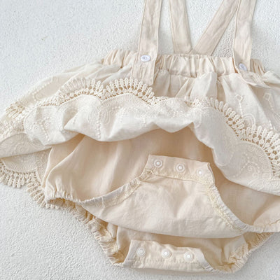 Falda Pantalón con Tirantes de Encaje para Mujer - Image 16