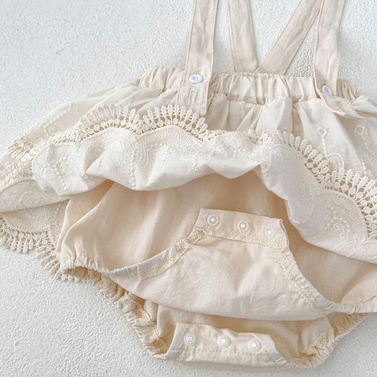 Falda Pantalón con Tirantes de Encaje para Mujer - Image 16