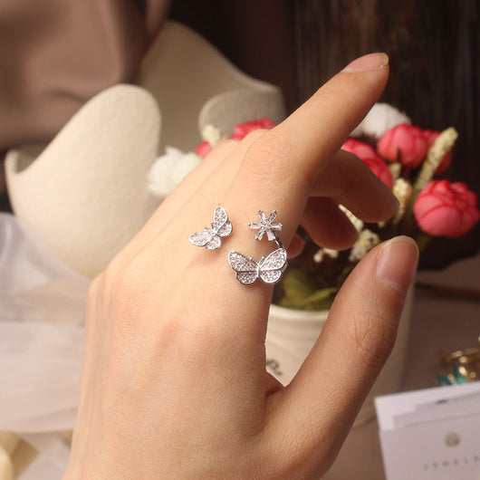 Anillo de Mariposa con Micro Circón - Image 2
