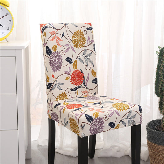 Funda Elástica para Silla con Diseño Floral Clásico Chino - Image 35