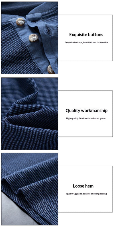 Camisa Slim Fit de Manga Corta para Hombre - Estilo Verano - Image 13