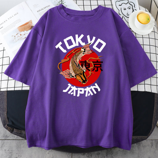 Camiseta Estampada Unisex de Algodón - Manga Corta Cuello Redondo Verano - Image 10
