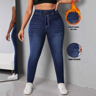 Leggins Denim Estampados de Alta Elasticidad para Mujer