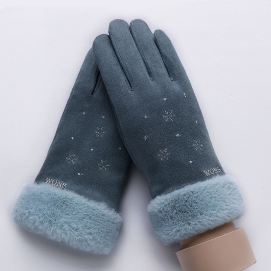 Guantes Térmicos de Cachemira para Mujer con Oso Adorable y Pantalla Táctil - Image 26