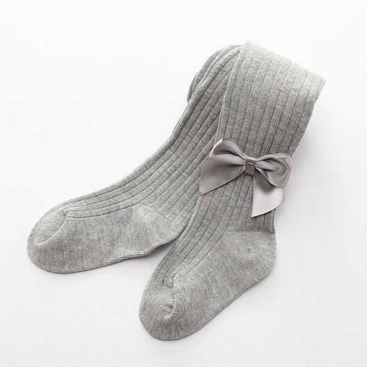 Calcetines infantiles con moño elegante - Image 19