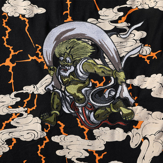 Playera Manga Corta con Bordado de Rayo - Image 5