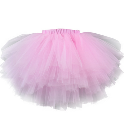 Tutú Princesa Halloween Niña 6 Capas Tul Esponjoso Danza Falda Multicolor - Image 5