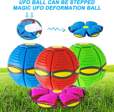 Pelota Voladora UFO con 6 Luces LED para Perros y Niños - Image 9