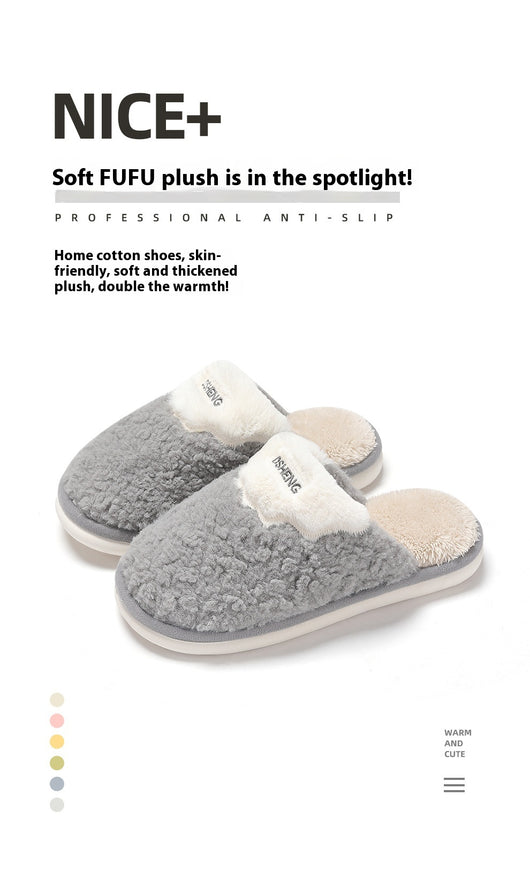 Pantuflas de Algodón Invierno para Hombre - Comodidad en Casa - Image 15
