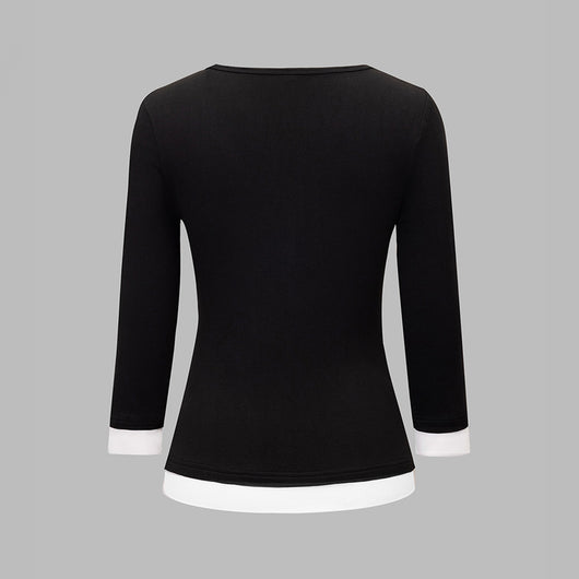 Camiseta Minimalista de Manga Larga para Mujer - Image 4