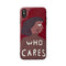 Funda para Celular Han Feng Rojo Vino Personalidad Chica